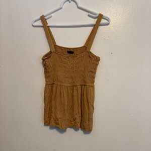 American Eagle Outfitters Brown Camisole Baby Doll Top Women’s Size Medium